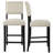 Ennu Upholstered Counter Stool with Solid Wood Frame-87113423