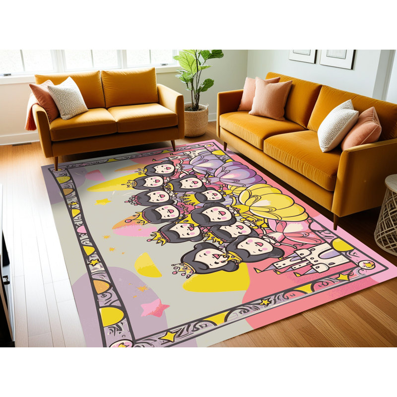 Tapis fantaisie East Urban Home, Rectangle 4pi x 6 pi