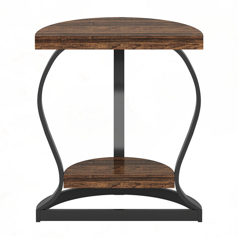 23.6" Half-Round End Table