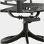 5-Piece All-Weather Cast Aluminum Dining Set, Include 4 Swivel Chairs and 30.71" Round Table With Black Frame  (same sku: W1710S00431)