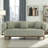 Clintin 82" Boucle Upholstered Rubberwood Sofa With Curved Round Arm-111531998