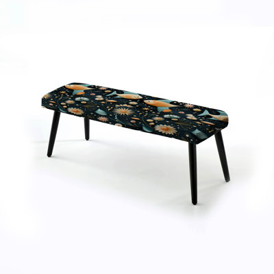 Banc noir éclectique Black Fish Coastal Eclectic