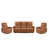 3 Pcs: 2 Chairs, Sofa est en rupture de stock