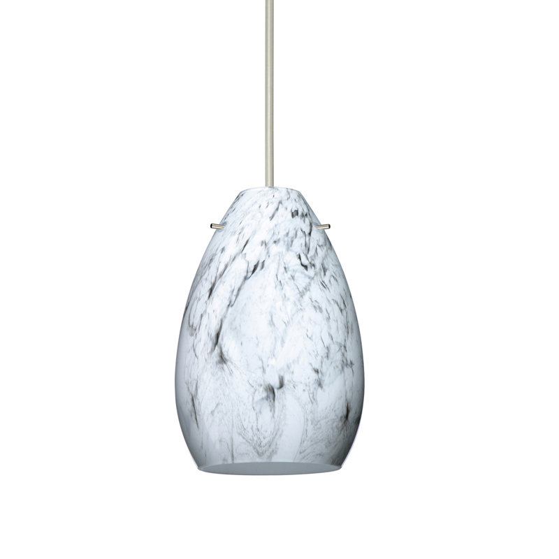 Drasner 1 - Light Single Pendant, Halogen, Satin Nickel
