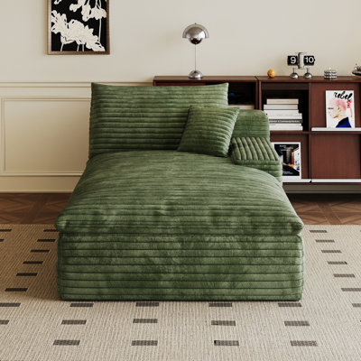 Y139-R-SLEEPER-GREEN Canapé-lit droit vert