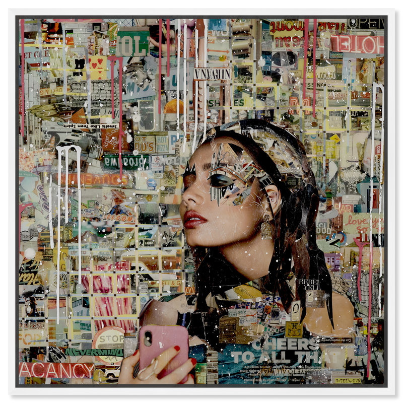 People and Portraits Katy Hirschfeld - Portraits de vacances - Reproduction d'art, H 16 po x l 16 po x 1,5 po