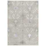 Ikat Area Rug in Silver/Natural