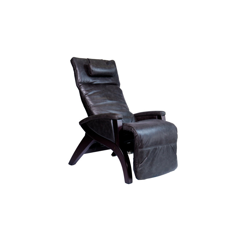 Newton Power Recliner, Leather Match Pepper, Black