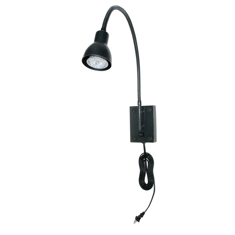 Bras articulé à 1 lumière Maffei, Bronze foncé