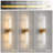 22'' Rechargable Wall Mounted Sconce, Acrylic LED Wallchiere With Remote Control-835019771