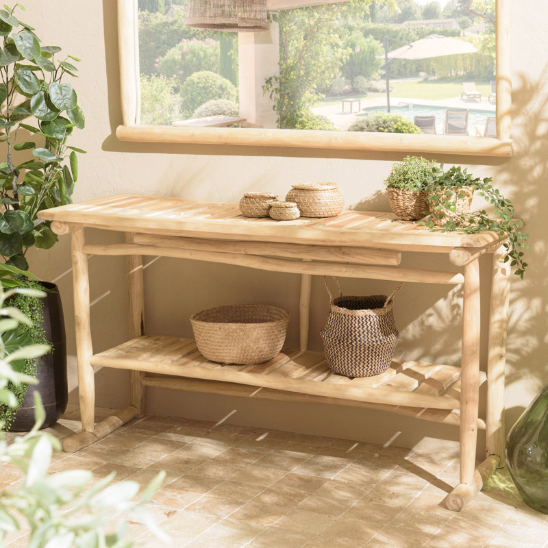 Cafferkey 156cm Solid Wood Console Table