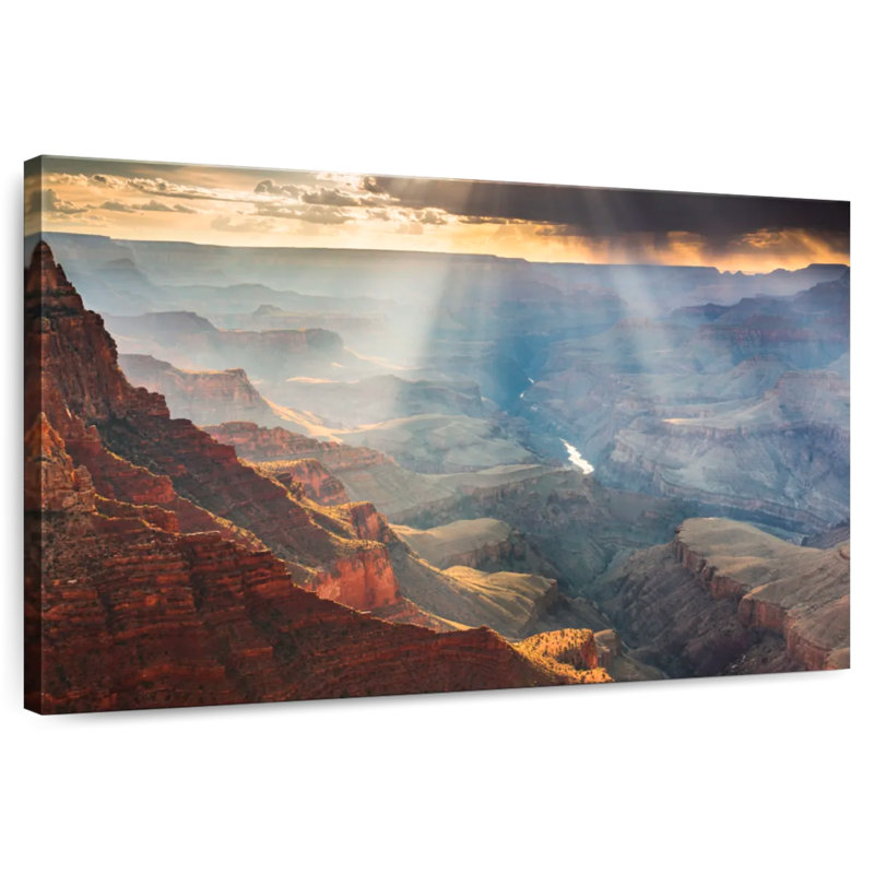 Coucher de soleil sur le Grand Canyon, H 20 po x l 30 po