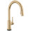 Trinsic VoiceIQ Touch Kitchen Faucet with Touchless Technology, Gold Kitchen Faucet, Smart Faucet, Alexa and Google Assistant Voice Activated, Champagne Bronze