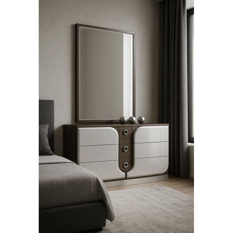 Commode double 6 tiroirs Belmin