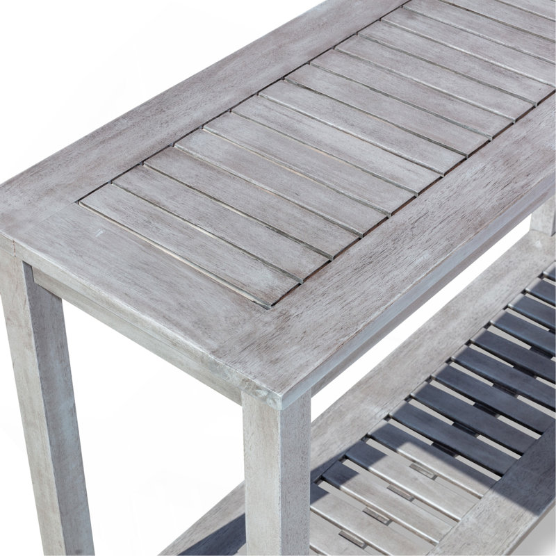 Console, gris argenté