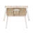 Ginna Extendable Unfinished Solid Wood Dining Table