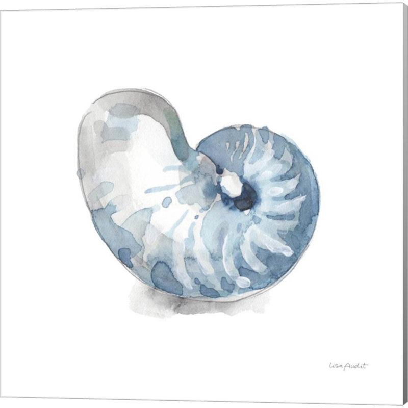 «Blue Escape Coastal» par Lisa Audit, art sur toile (ensemble de 4)