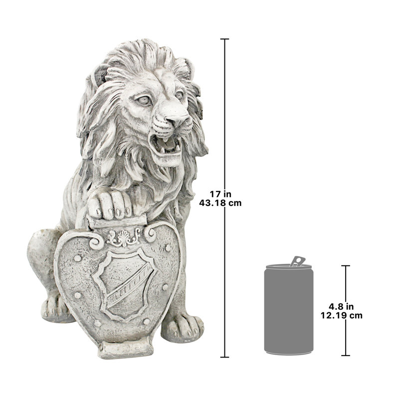 Statue de lion droit Castello di Rocca