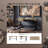 Gold Aluminum Rectangular Writing Desk