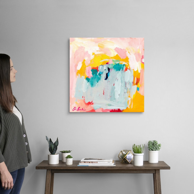 "Promise" par Amira Rahim, reproduction d’art sur toile, Toile tendue, H 24 po x l 24 po x P 1,25 po