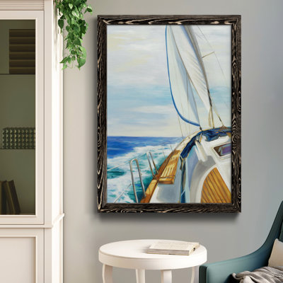 Fresh Sea Air - reproduction encadrée de qualité supérieure - prête à être accrochée