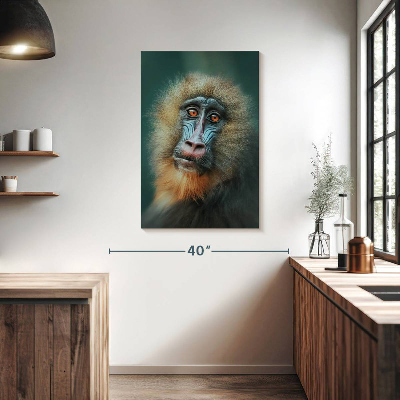 Monkey Close Up, 39" H x 26" W