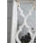 24" X 60" Distressed White Floor Mirror