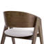 Ardena Walnut Effect Solid Wood Dining Chair-1894209849