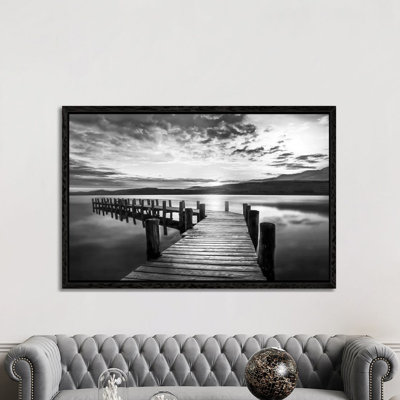 Evening Dock by Mike Calascibetta - Print on Canvas