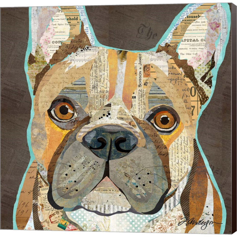 «French Bulldog» par Traci Anderson, impression sur toile tendue