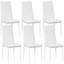 47 cm H Tufted Faux Leather Side Chair-1494627524-1494627529