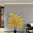 Artificial Maple Tree, Faux Yellow Maple Leaves Silk Maple Tree With Planter