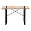 Bureau d'ordinateur, bureau personnel, ordinateur portable, L 48 po, travail, stratifié naturel, contemporain, moderne