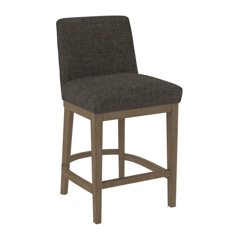 Upholstered Stool, 61412-32, Weathered Gray