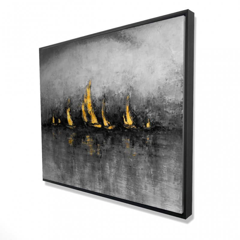 " Gold Sailboats "