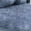 Fauteuil de coiffeuse pivotant avec dossier papillon et velours chenille-978604490