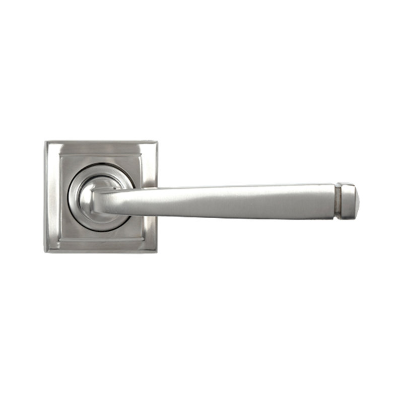 Single Dummy Door Handle, Satin Marine