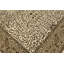 Tapis oriental crème / brun / kaki traditionnel Indo Kerman 6 pi 5 po x 9 pi 2 po