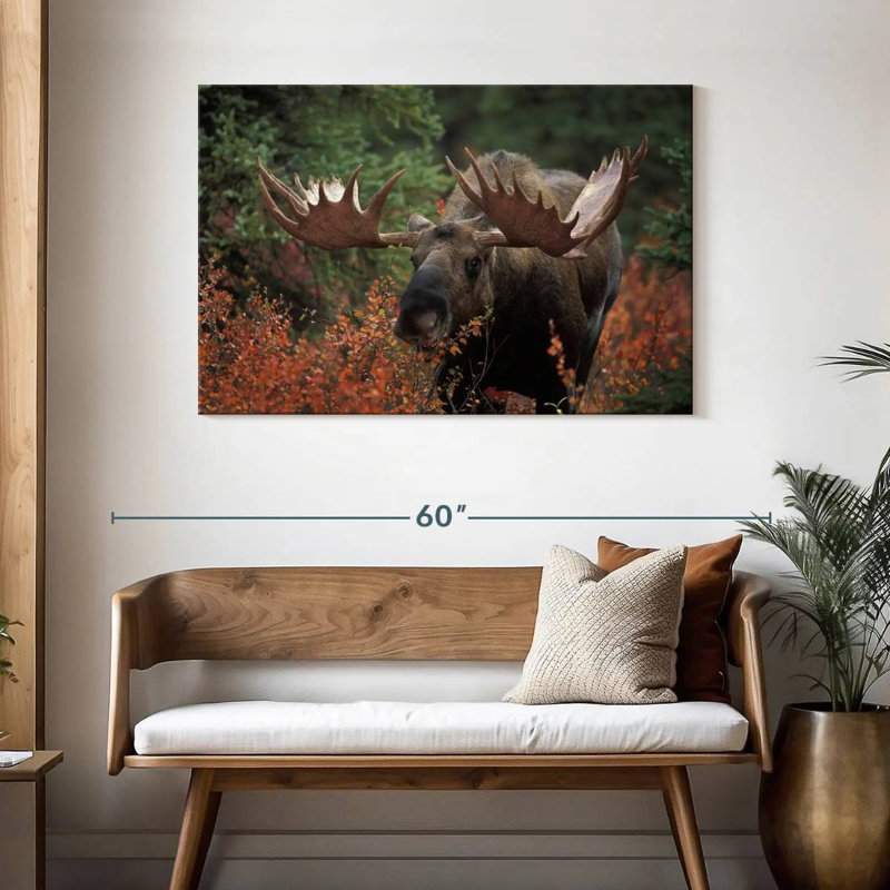 Brampt Moose Forest Meal, 30" H x 45" W