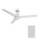 54" Lotus 3 - Blade Outdoor Smart Ceiling Fan with Remote Control and LED Light Kit Included, Works With Alexa and iOS or Android App