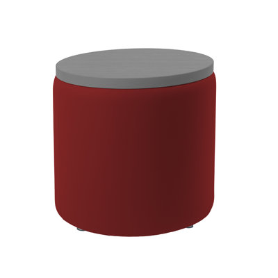 Pro Series Upholstered 18" Round Ottoman Table 18" Height