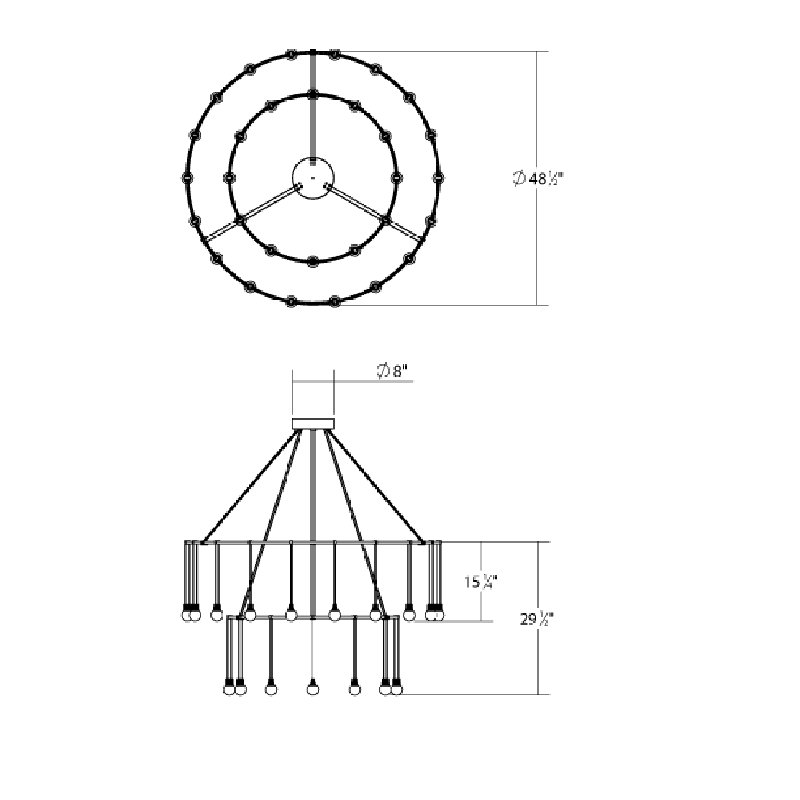 Suspenders® 30 - Light LED Pendant