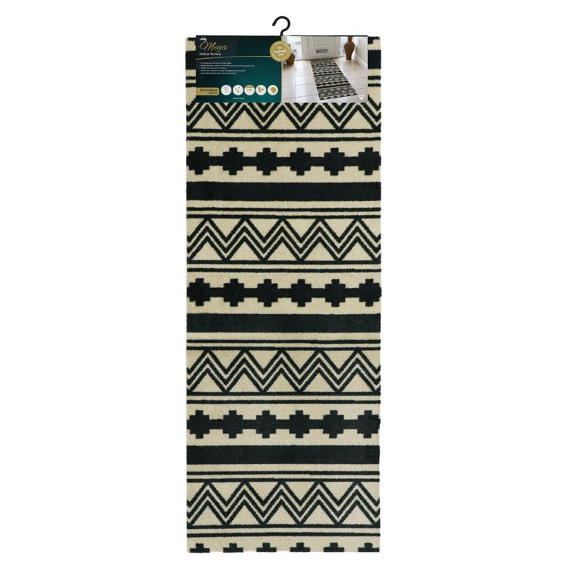Non-Slip Indoor Doormat, Rectangle 57cm W x 150cm L