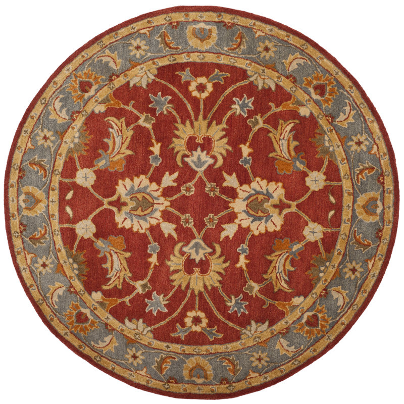Cranmore Hand Tufted Wool Oriental Rug, Round 6'