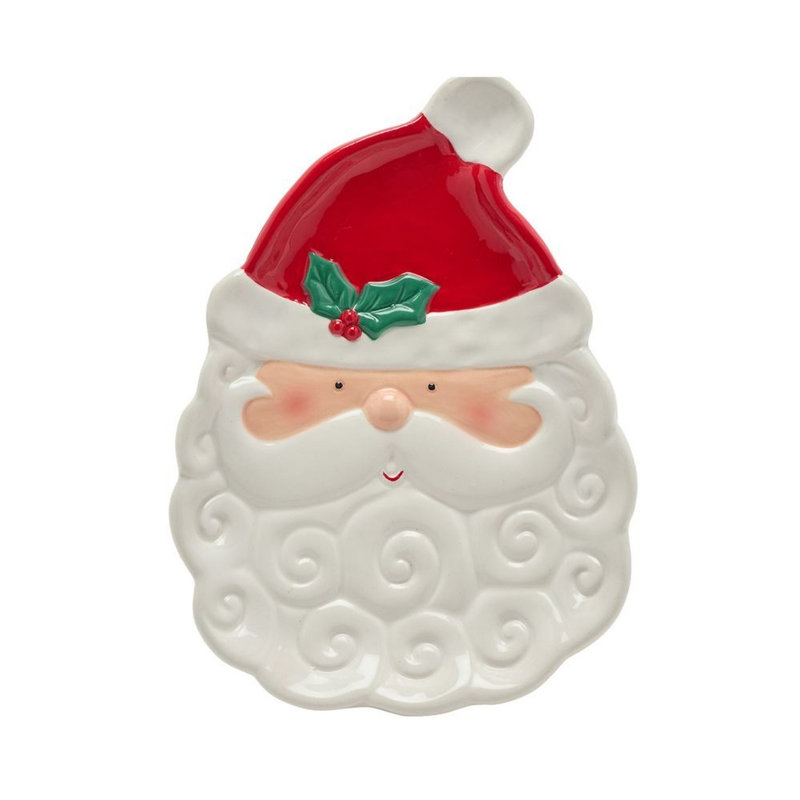 Santa Head Side Plate