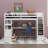 Kids Full Loft Bed with Drawers-2132386116