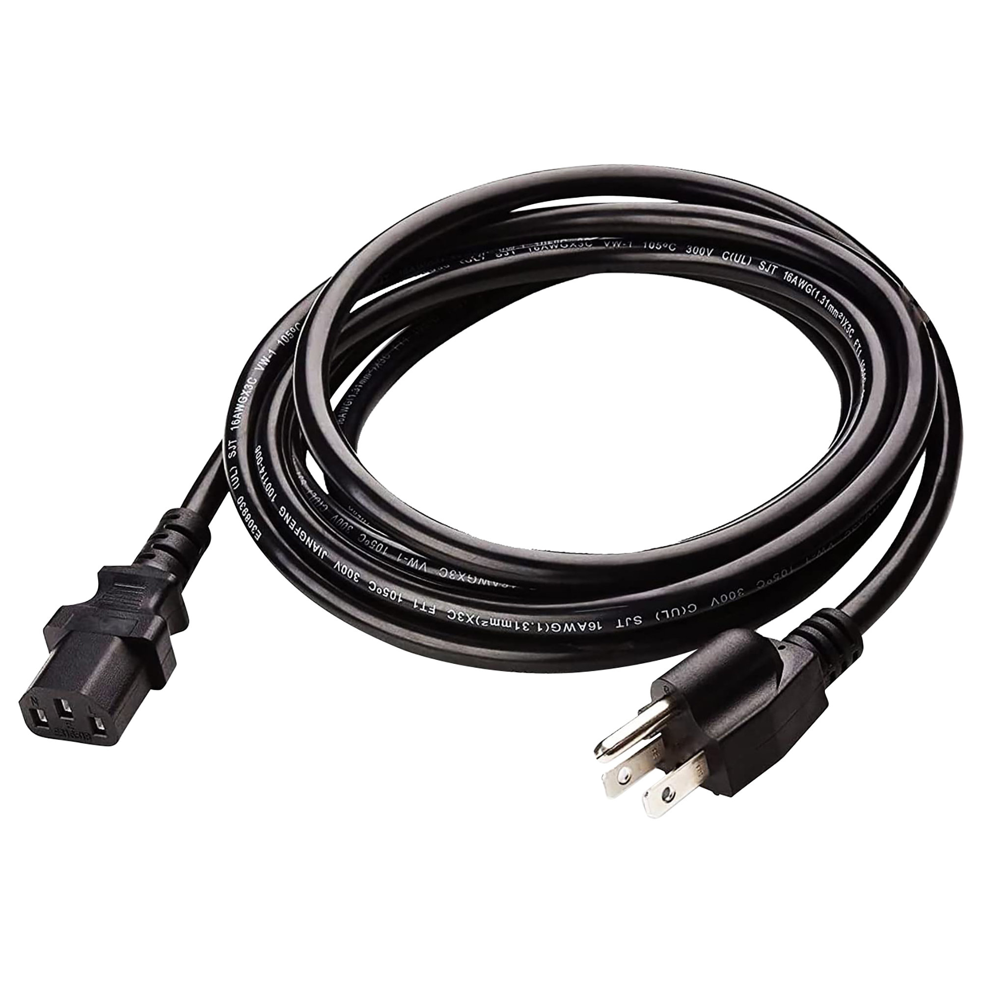 5 Core 3 Prong Extension Power Cord 10 Feet Three Prong D Heavy Duty ...