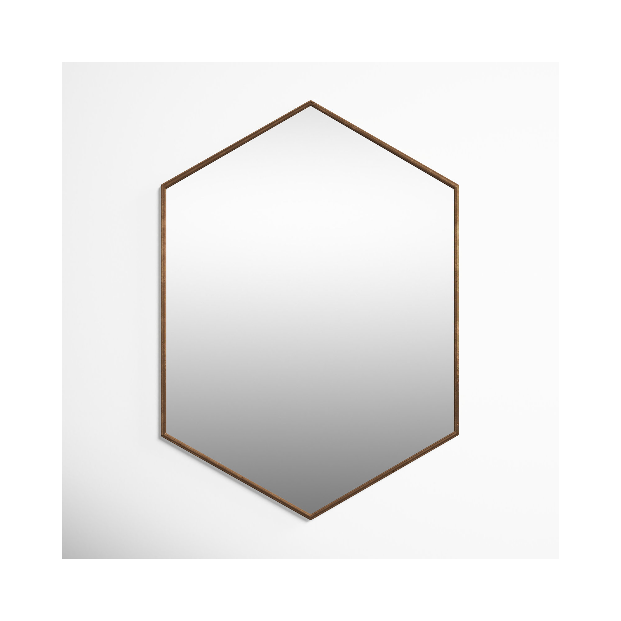 Breckler Metal Mirror, 31" x 22", Bronze