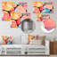 «Geometric Soft Colors Tiles III» - art mural géométrique en métal MT137588-1607089695