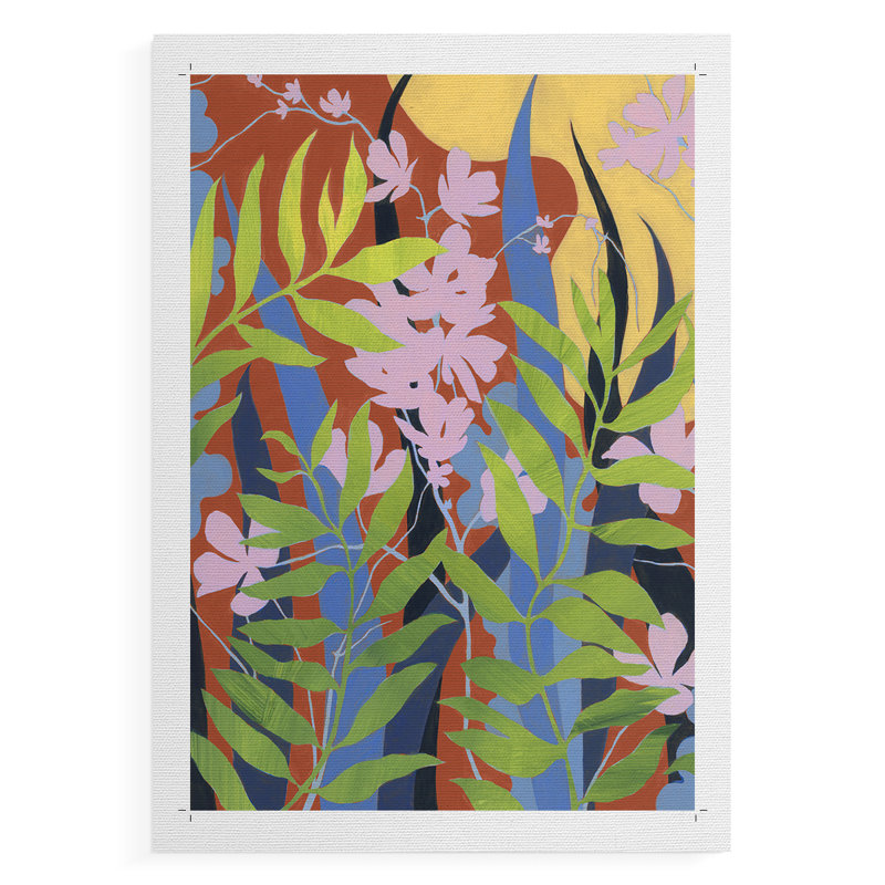 «Bold Bright & Wild I», impression sur toile seulement - non encadrée, H 27 po x l 18 po